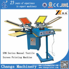 Spm 4-8 Cores Manual T-Shirt / Máquina de Impressão Da Tela